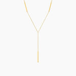 Collier Eilish Acier Jaune - Sautoirs Femme | Histoire d&rsquo;Or