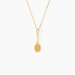 Pendentif Julius Sport Tennis Or Jaune - Pendentifs Famille | Histoire d&rsquo;Or