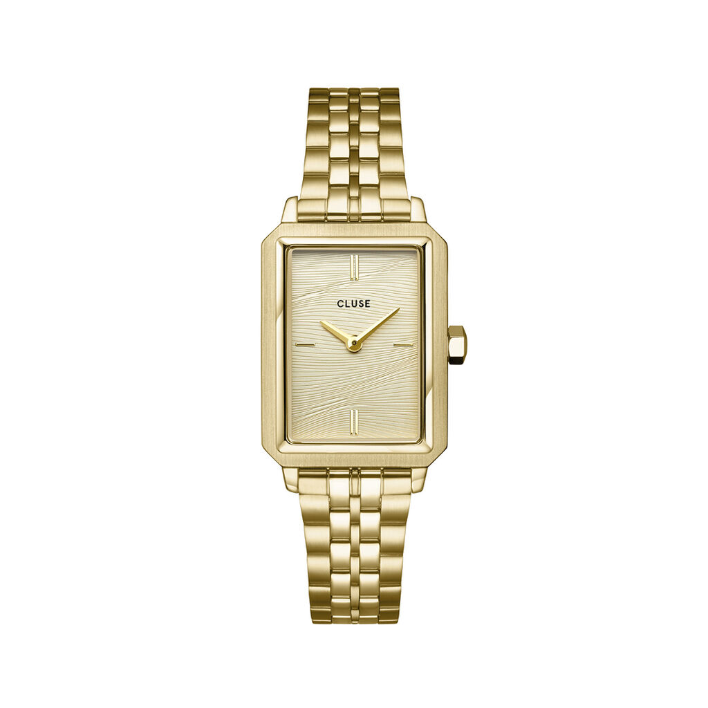 Coffret De Montre Cluse Fluette Champagne - Montres Coffrets Femme | Histoire d&rsquo;Or