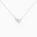 Collier Loving Argent Blanc Oxyde De Zirconium - Colliers fantaisie Femme | Histoire d’Or