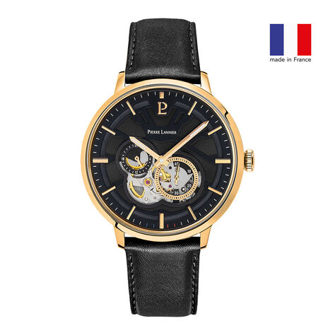 Montre Pierre Lannier Trio Noir - Montres Homme | Histoire d’Or