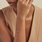 Bracelet Camelia Argent Rose Oxyde De Zirconium - Bracelets Femme | Histoire d&rsquo;Or