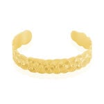 Bracelet Jonc Imagine Florette Acier Jaune - Bracelets joncs Femme | Histoire d&rsquo;Or