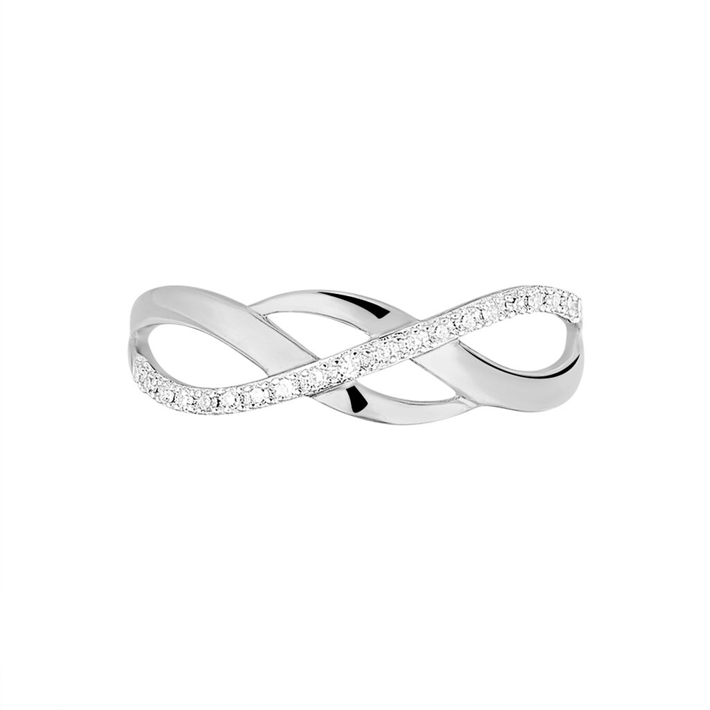 Bague Omnia Or Blanc Diamant - Bagues avec pierre Femme | Histoire d’Or