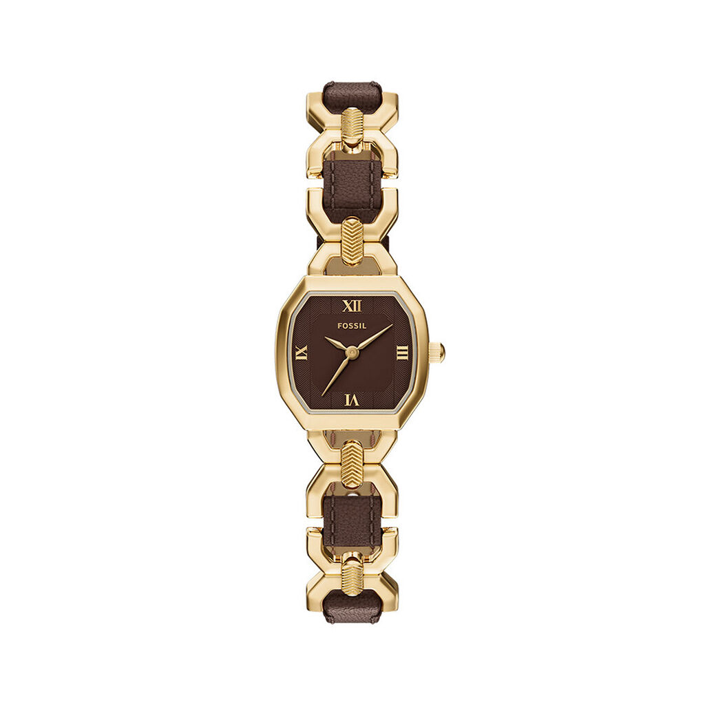 Montre Fossil Harlow Jewel Marron - Montres Femme | Histoire d&rsquo;Or