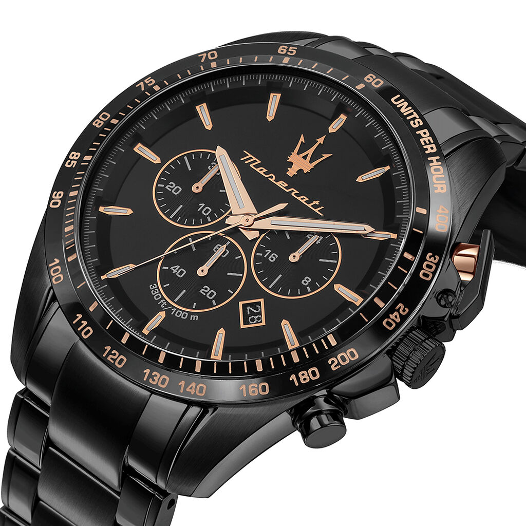 Montre Maserati Traguardo Noir - Montres Homme | Histoire d&rsquo;Or