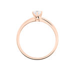 Bague Solitaire Natalia Or Rose Diamant - Bagues solitaires Femme | Histoire d&rsquo;Or