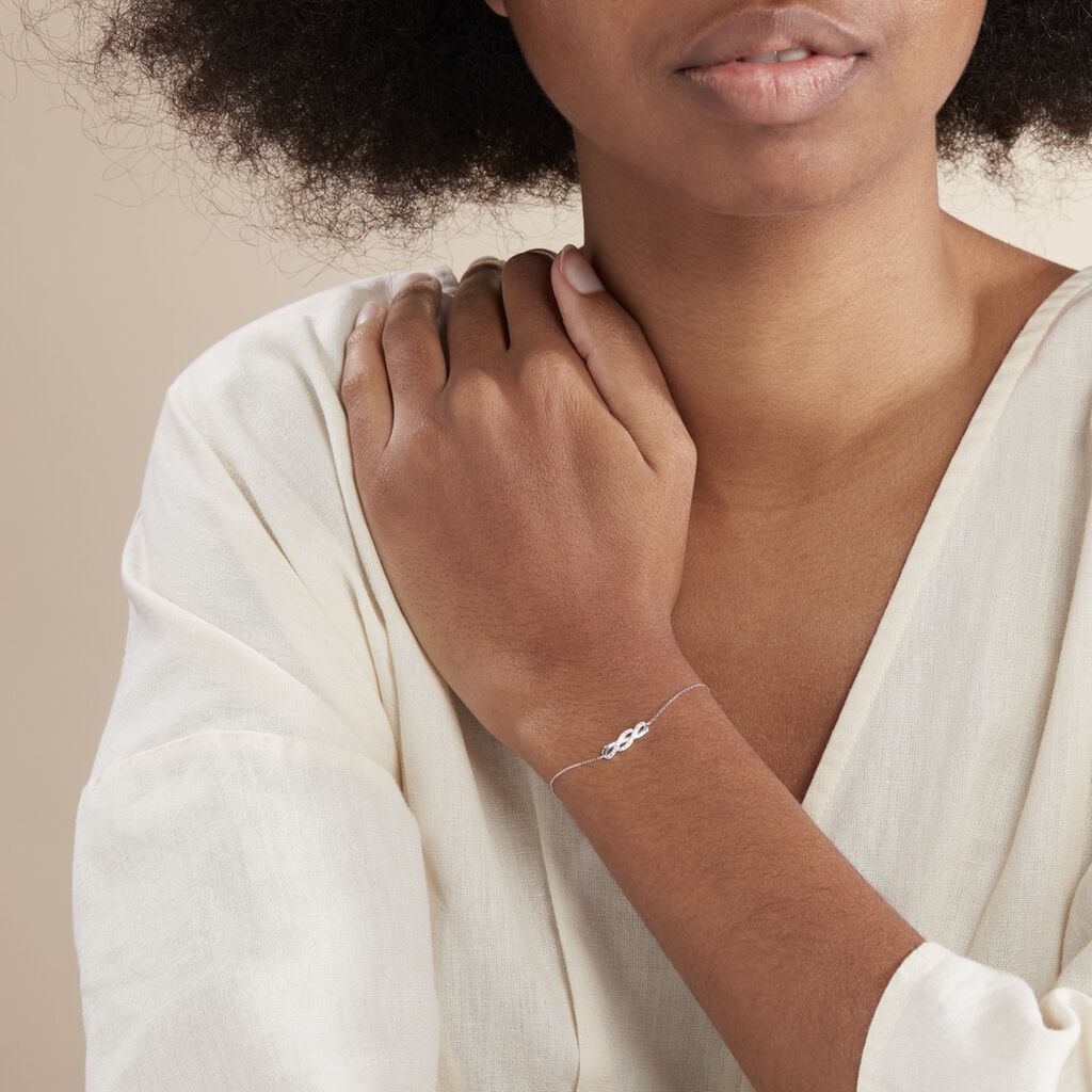 Bracelet Ursulla Or Blanc Diamant - Bracelets Femme | Histoire d’Or