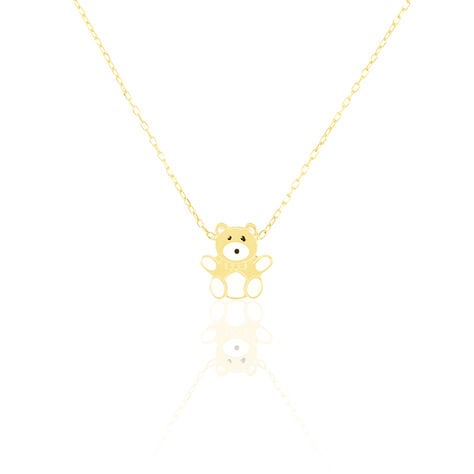 Collier Mae Ourson Or Jaune - Colliers Enfant | Histoire d&rsquo;Or