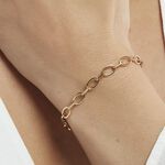 Bracelet Maille Or Jaune Crepinia - Bracelets cha&icirc;ne Femme | Histoire d&rsquo;Or