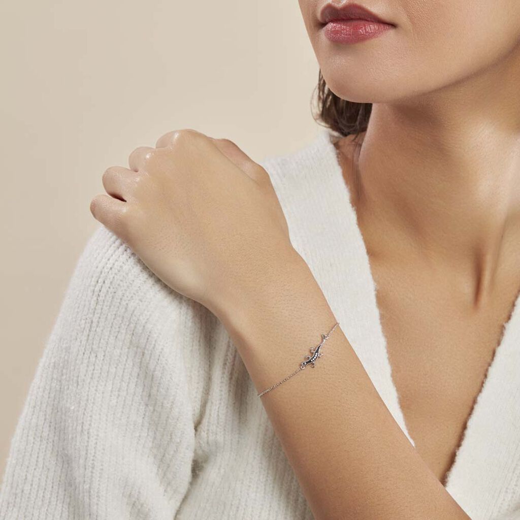 Bracelet Oya Argent Blanc Oxyde De Zirconium - Bracelets Femme | Histoire d’Or