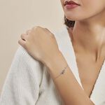 Bracelet Oya Argent Blanc Oxyde De Zirconium - Bracelets Femme | Histoire d&rsquo;Or