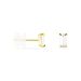 Boucles D'oreilles Puces Giroflee Or Jaune Oxyde - Clous d'oreilles Femme | Histoire d’Or