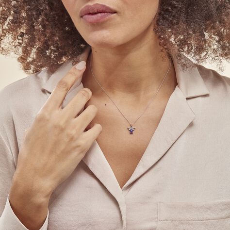 Collier Argent Nedeleg Calcedoine - Colliers fantaisie Femme | Histoire d’Or