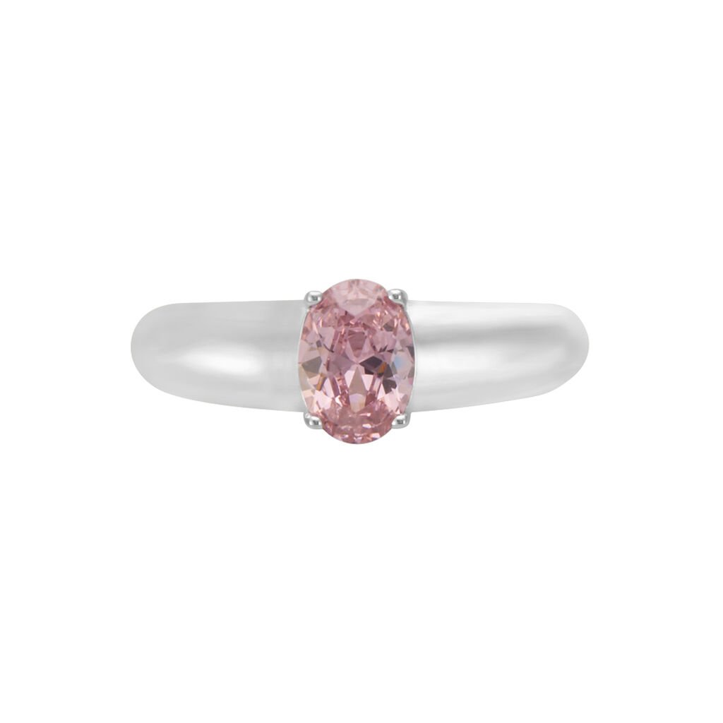 Bague Solitaire Antoinon Argent Oxyde De Zirconium - Bagues solitaires Femme | Histoire d’Or