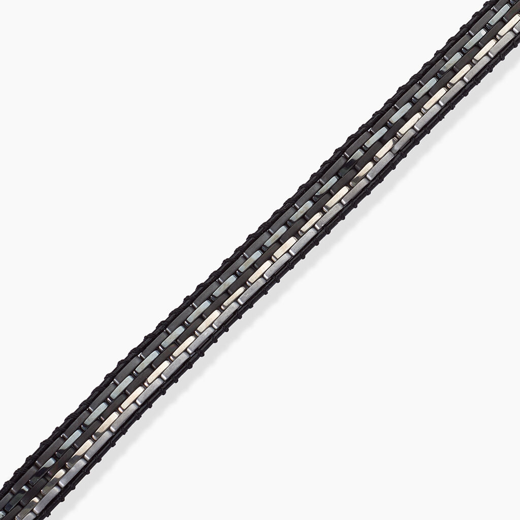 Bracelet Jourdan Orion Acier Noir - Nouveautés bijoux Homme | Histoire d’Or