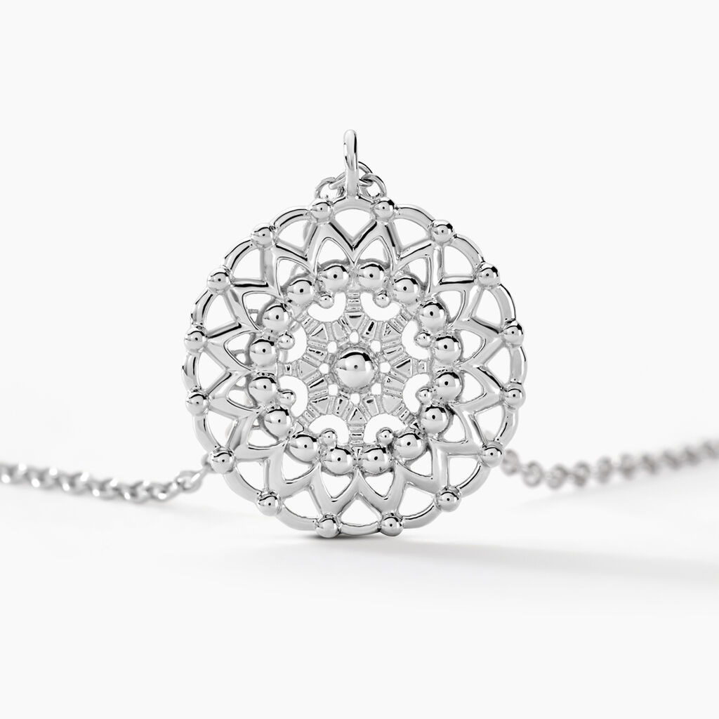 Collier Sophina Argent Blanc - Colliers fantaisie Femme | Histoire d&rsquo;Or