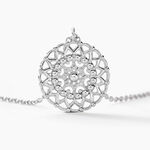 Collier Sophina Argent Blanc - Colliers fantaisie Femme | Histoire d&rsquo;Or