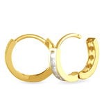 Cr&eacute;oles Ivria Or Jaune Oxyde De Zirconium - Boucles d'oreilles cr&eacute;oles Femme | Histoire d&rsquo;Or