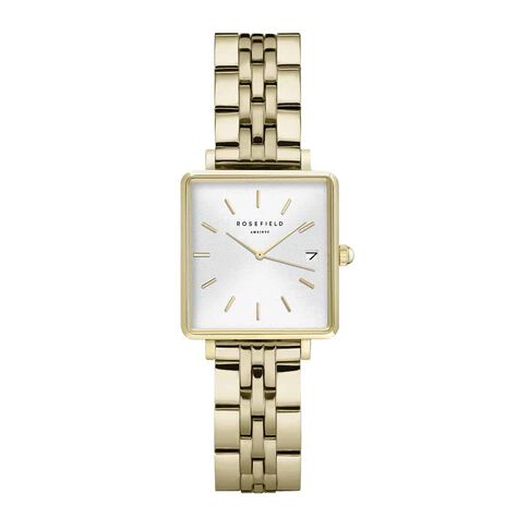 Montre Rosefield The Mini Boxy Blanc - Montres Femme | Histoire d’Or