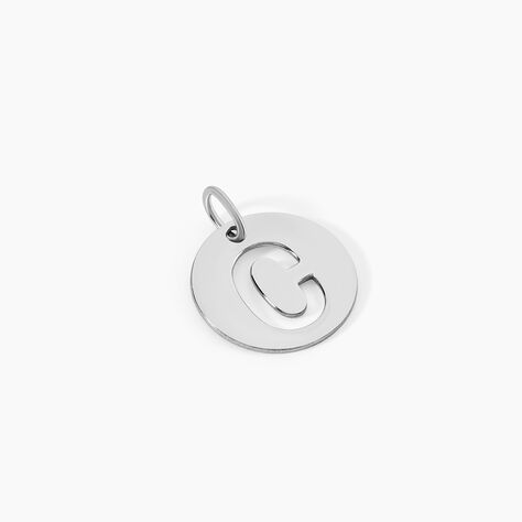 Pendentif Elio C Argent Blanc - Pendentifs Famille | Histoire d&rsquo;Or