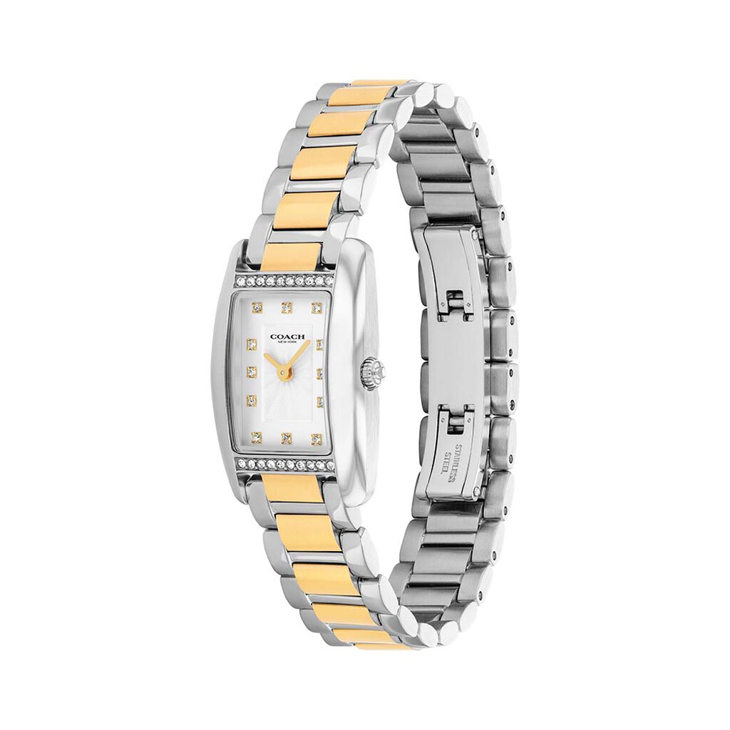 Montre Coach Reese Blanc - Nouveautés Femme | Histoire d’Or