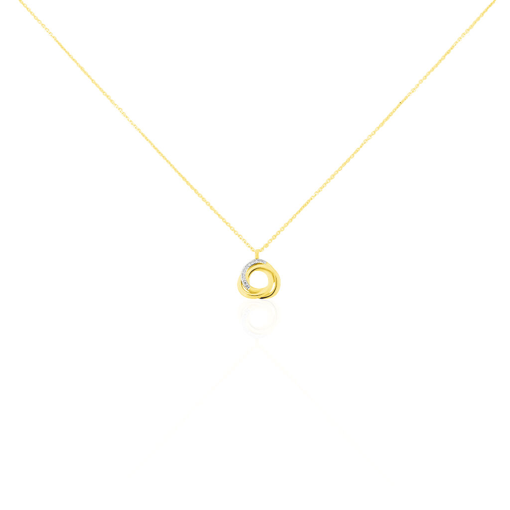 Collier Syrena Or Jaune Diamant