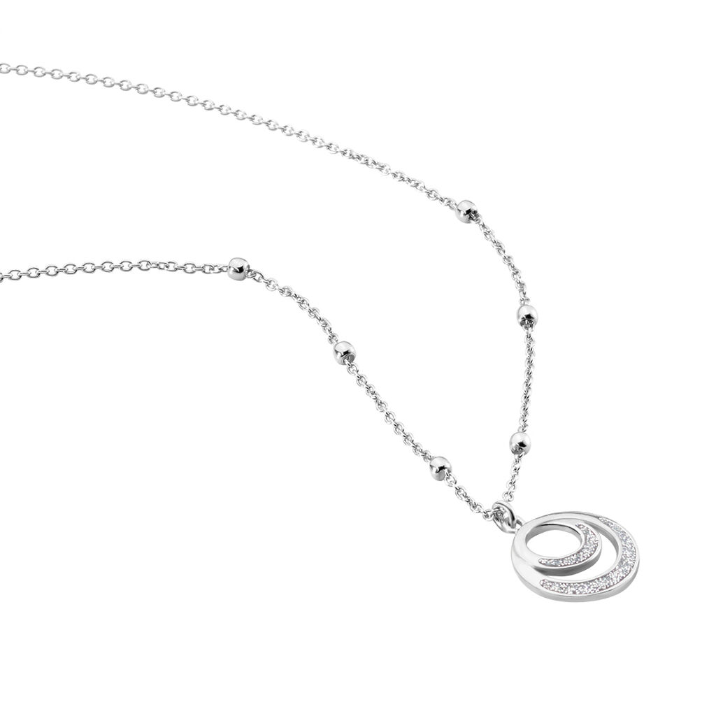 Collier Argent Vibien Glitter - Colliers fantaisie Femme | Histoire d&rsquo;Or