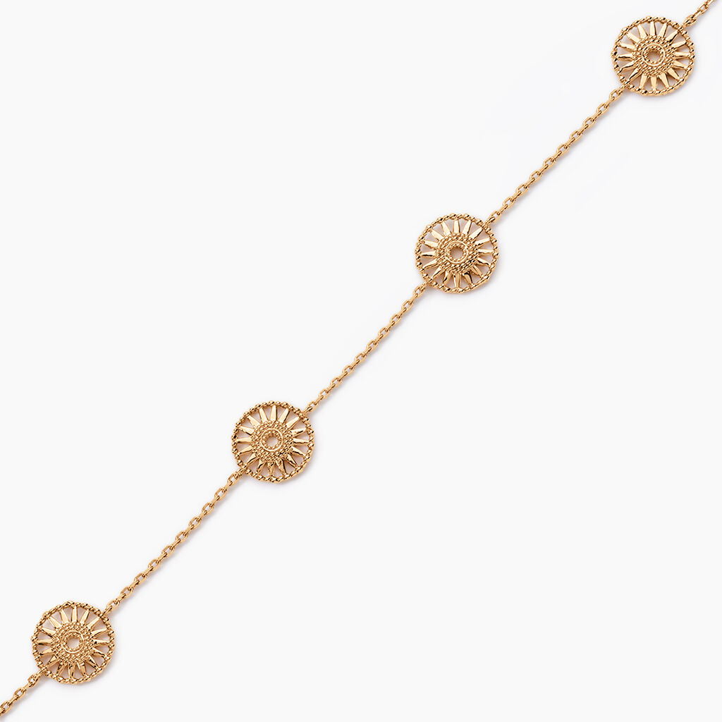 Bracelet Rosae Plaque Or Jaune - Bracelets Femme | Histoire d’Or