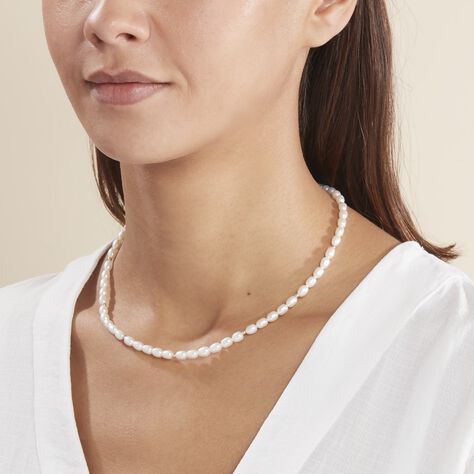 Collier Billes Or Jaune Perle De Culture - Colliers Femme | Histoire d’Or