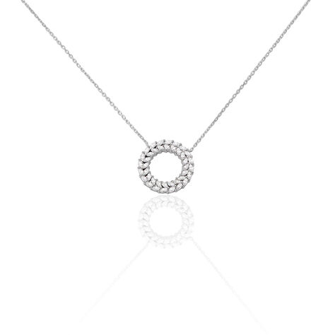 Collier Moana Argent Blanc Oxyde De Zirconium - Colliers fantaisie Femme | Histoire d’Or