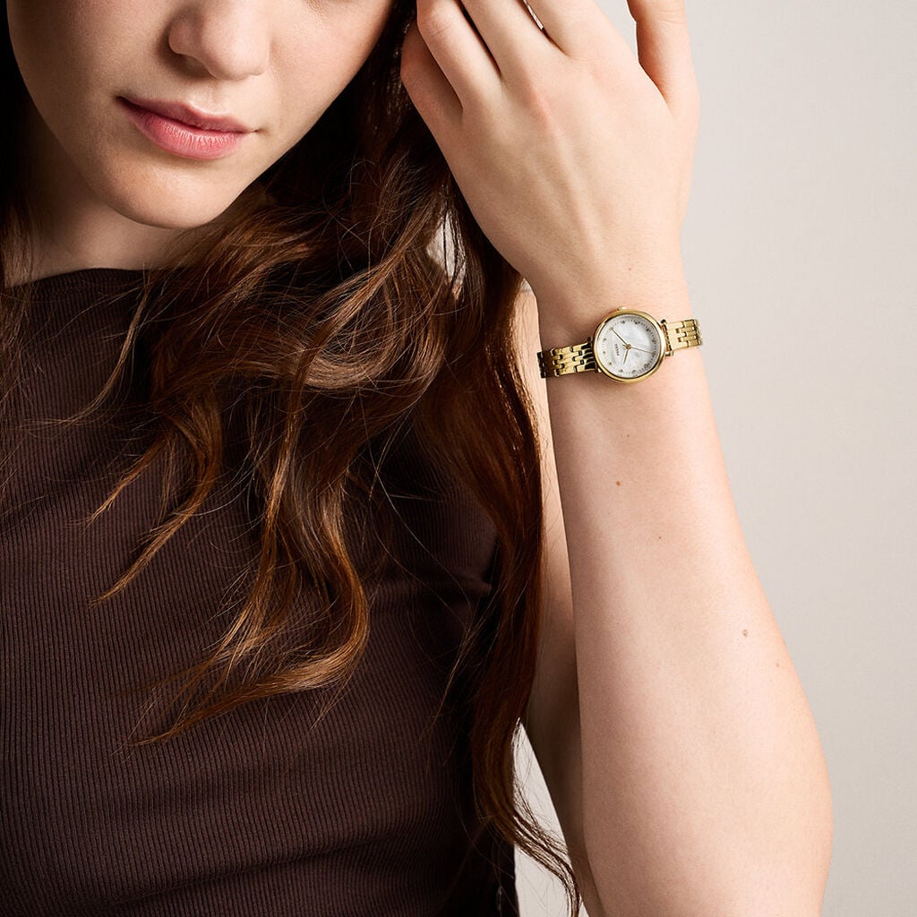 Montre Fossil Heidi Nacre Blanche - Montres Femme | Histoire d&rsquo;Or