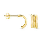 Cr&eacute;oles Savania Or Jaune - Boucles d'oreilles cr&eacute;oles Femme | Histoire d&rsquo;Or