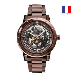 Montre Pierre Lannier Automatic Marron - Montres Homme | Histoire d’Or