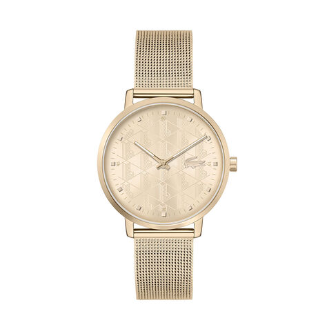 Montre Lacoste Crocorigin Bicolore Doré / Rose - Montres Femme | Histoire d’Or