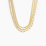 Collier Thika Acier Jaune - Colliers fantaisie Femme | Histoire d&rsquo;Or