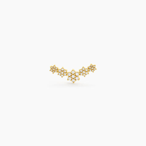 Piercing D'hélix Amadora Acier Jaune Cristal - Nouveautés Femme | Histoire d’Or