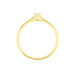 Bague Solitaire Victoria Or Jaune Diamant - Bagues solitaires Femme | Histoire d&rsquo;Or