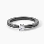 Bague Solitaire Nigelia Argent Blanc Oxyde De Zirconium - Bagues solitaires Femme | Histoire d&rsquo;Or