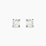 Boucles D'oreilles Puces Aphrodite Or Blanc Diamant - Clous d'oreilles Famille | Histoire d&rsquo;Or