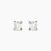 Boucles D'oreilles Puces Aphrodite Or Blanc Diamant - Clous d'oreilles Famille | Histoire d’Or
