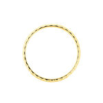 Alliance June 2 Rangs Diamantee Ruban Plat Or Jaune - Alliances Unisex | Histoire d&rsquo;Or