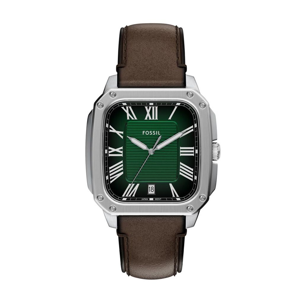Montre Fossil Crosby Vert - Montres Homme | Histoire d&rsquo;Or
