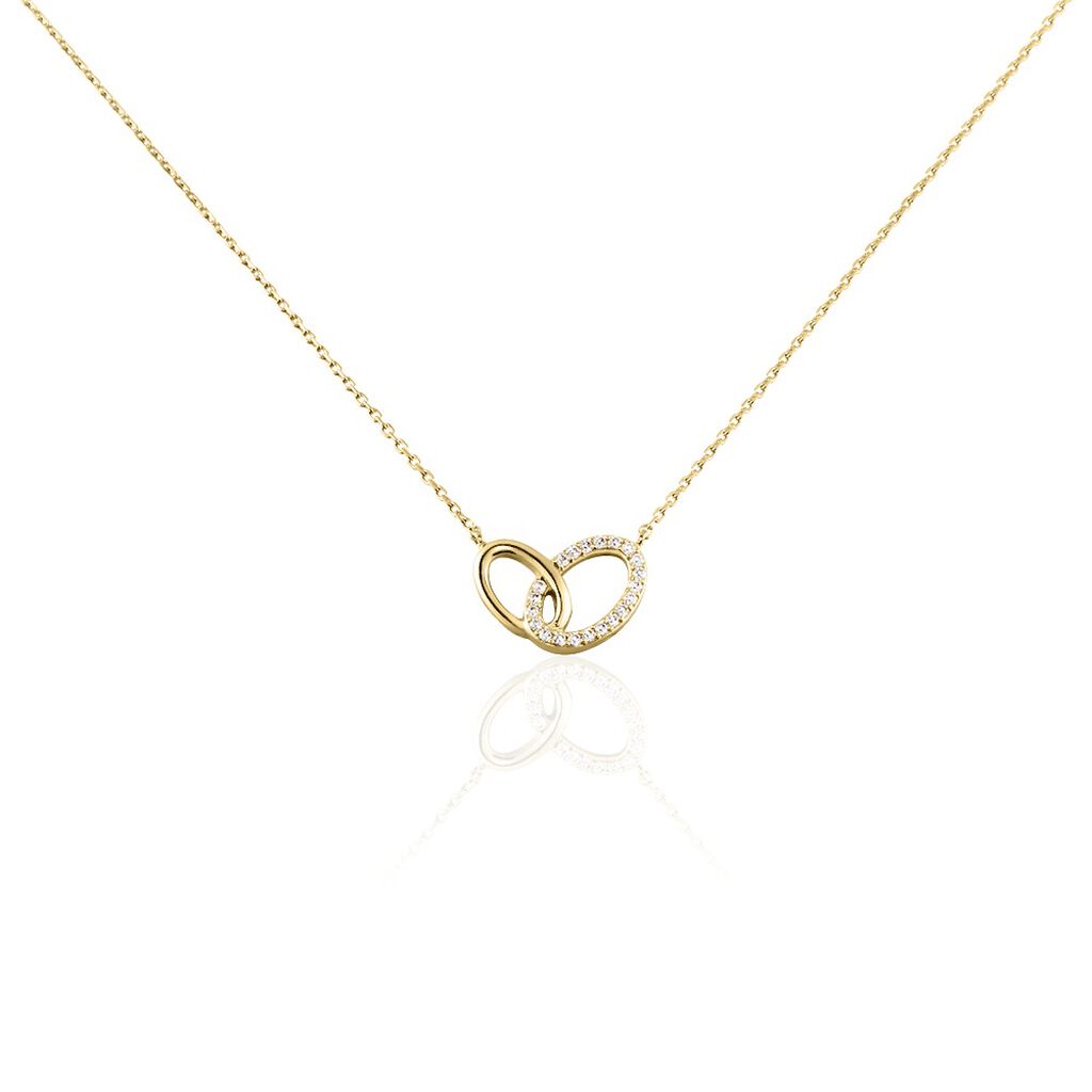 Collier Plaqué Or Kimberlie Oxydes De Zirconium - Colliers fantaisie Femme | Histoire d’Or