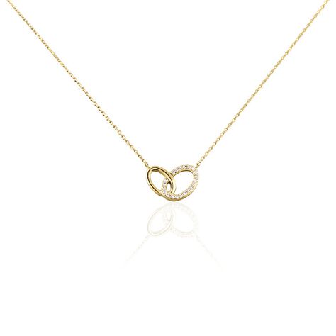 Collier Plaqué Or Kimberlie Oxydes De Zirconium - Colliers fantaisie Femme | Histoire d’Or