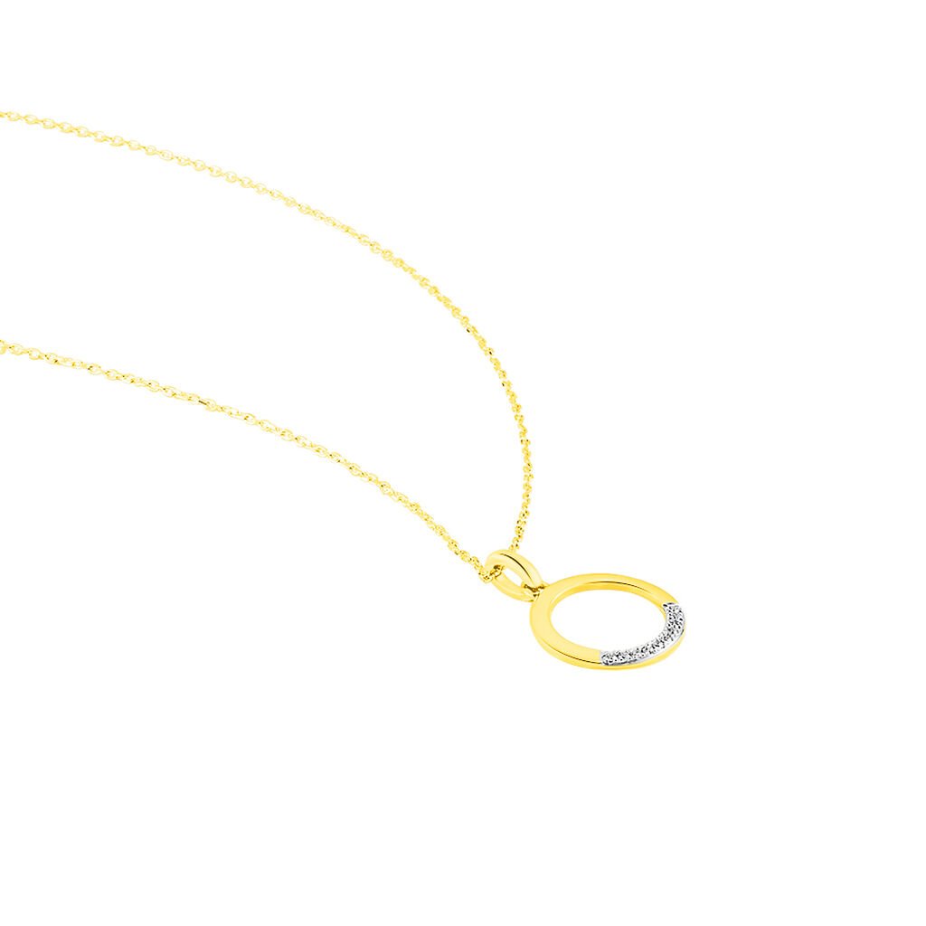 Collier Or Jaune Vahina Diamants - Colliers Femme | Histoire d’Or
