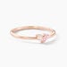 Bague Myhalf Argent Rose Oxyde De Zirconium - Bagues avec pierre Femme | Histoire d’Or