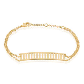 Bracelet Cristina Plaque Or Jaune - Bracelets fantaisie Femme | Histoire d’Or