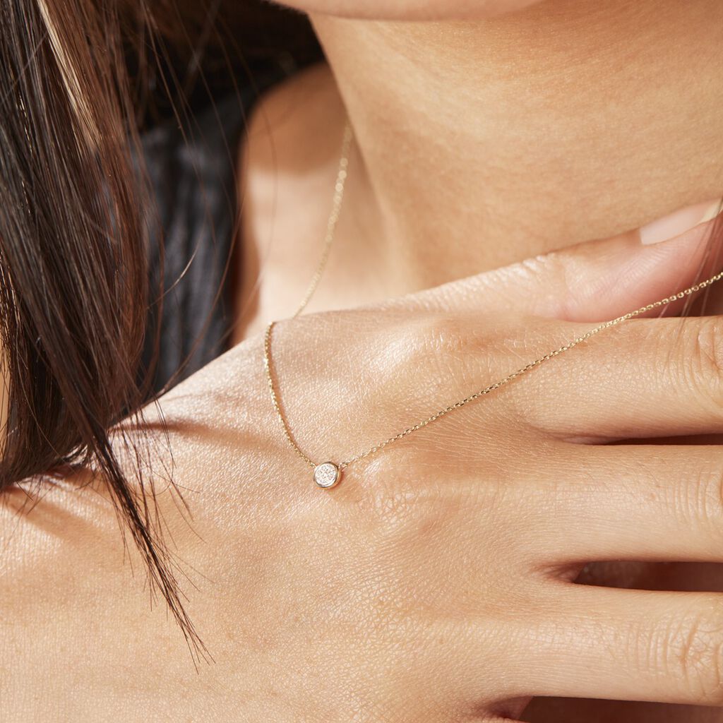 Collier Or Jaune Sofia Diamants - Colliers Femme | Histoire d’Or