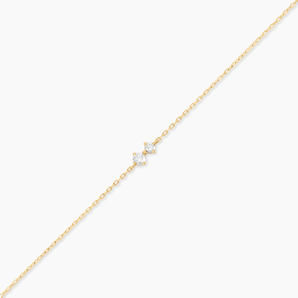 Bracelet Eugenio Or Jaune Diamant Synthétique - Nouveautés Femme | Histoire d’Or